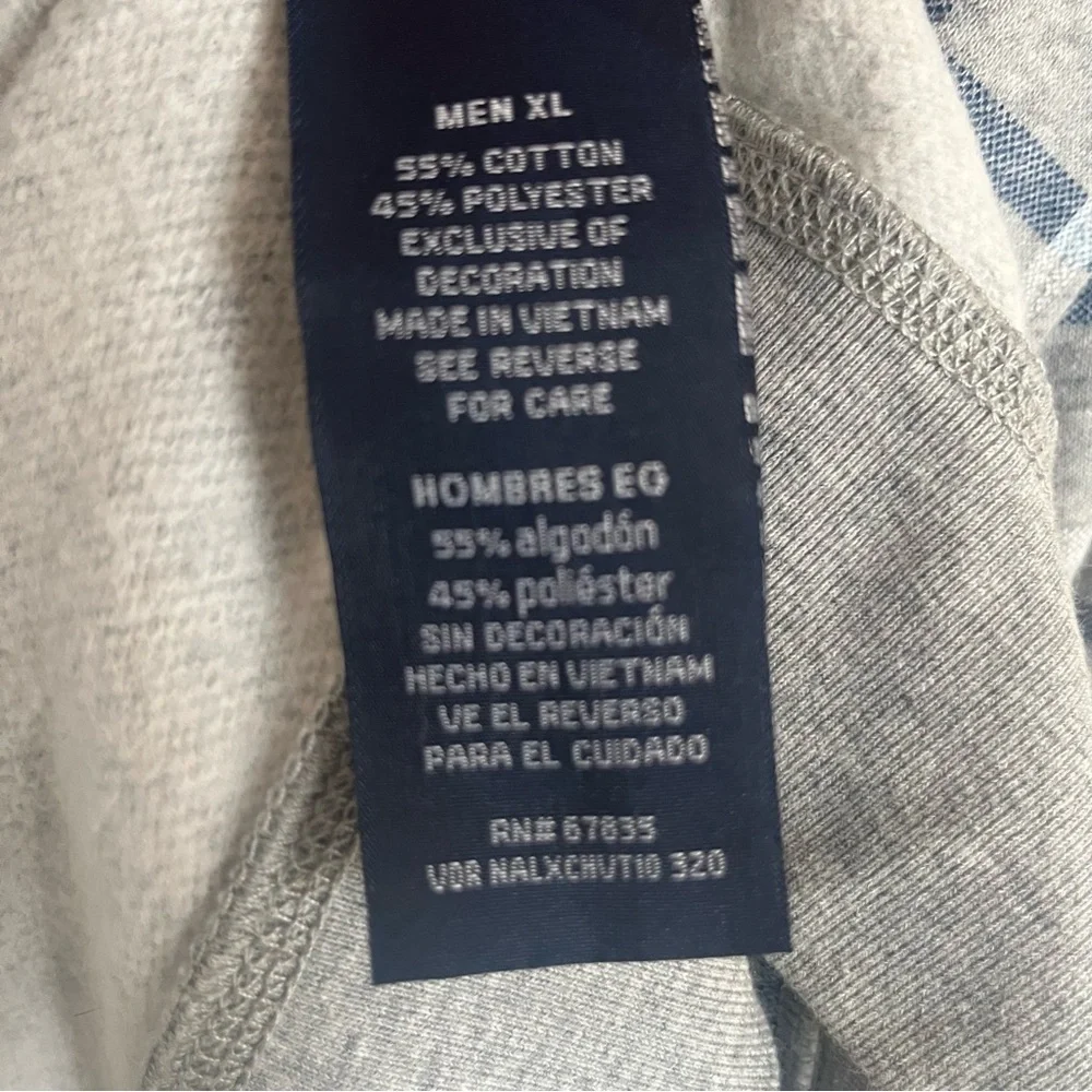Vintage Nautica Sailing Gear Gray Checkered Sweatshirt Nautica Crewneck Size XL - Picture 11 of 12